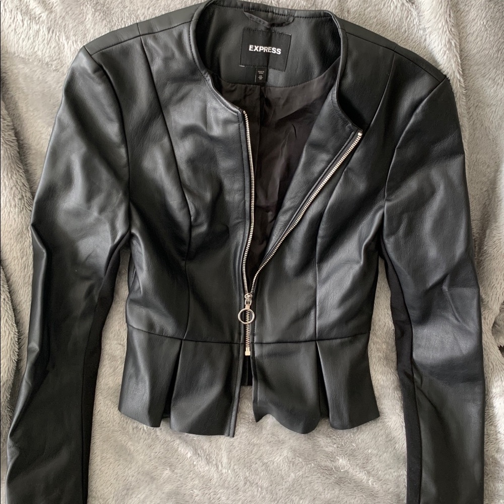 Express leather jacket
